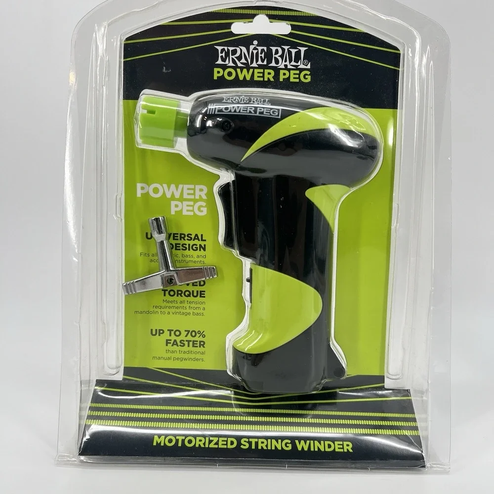 Ernie Ball Power Peg P04118 Motorized String Winder for Guitar Bass - New Sealed